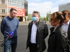 Вадим Кстенин: рабочее движение по реконструируемому путепроводу на улице Ленина откроем 7 мая в 23:30