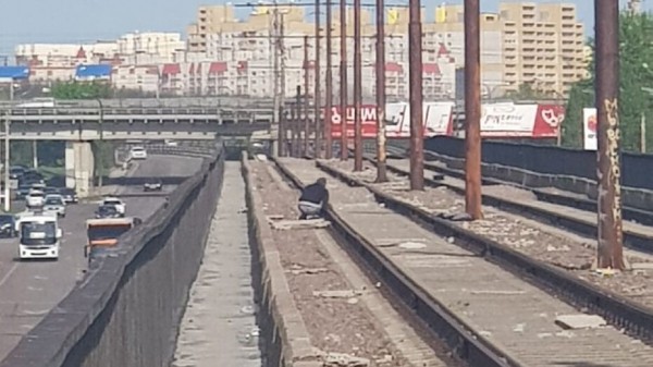 Неизвестный разбирал рельсы на Северном мосту Воронежа