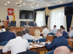 Глава города Вадим Кстенин принял участие в работе десятого заседания Воронежской городской Думы