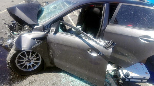 Трое взрослых и 9-летняя девочка пострадали в ДТП на трассе в Воронежской области