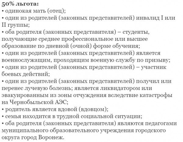 В Воронеже с 22 июня 2021 года повысили плату за детский сад