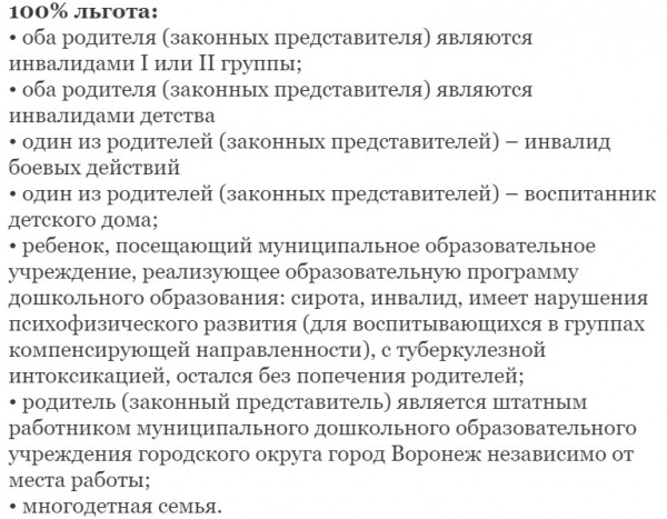 В Воронеже с 22 июня 2021 года повысили плату за детский сад
