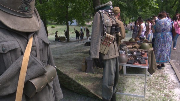 Воронежцы увидели реконструкции боёв времён Великой отечественной войны 