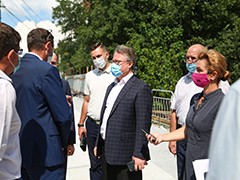 Вадим Кстенин на проспекте Революции: моя мечта &ndash; вообще все провода спрятать под землю