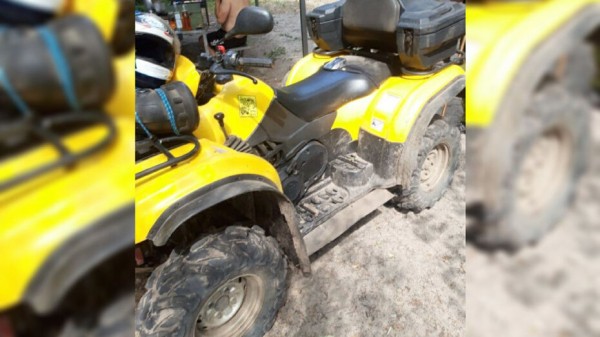 В воронежской Нагорной дубраве поймали нарушающих запрет на проезд квадроциклистов