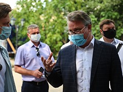 Вадим Кстенин на проспекте Революции: моя мечта &ndash; вообще все провода спрятать под землю