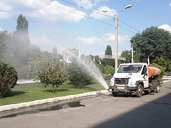 В Воронеже продолжается текущее содержание улично-дорожной сети