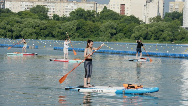 Воронеж встал на доски. Сапсерфинг &ndash; фитнес и развлечение с веслом