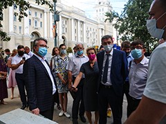 Вадим Кстенин на проспекте Революции: моя мечта &ndash; вообще все провода спрятать под землю