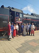 В Воронеже запустили экскурсионный ретропоезд