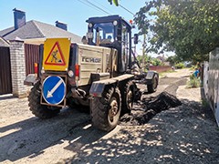 В Воронеже продолжается текущее содержание улично-дорожной сети