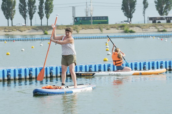 Воронеж встал на доски. Сапсерфинг &ndash; фитнес и развлечение с веслом