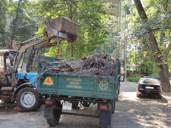 Как в Воронеже ГК &laquo;ПИК-Комфорт&raquo; приводит в порядок зеленые насаждения