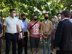 Вадим Кстенин на проспекте Революции: моя мечта &ndash; вообще все провода спрятать под землю