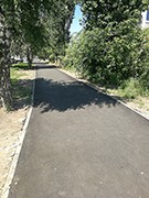 В Воронеже продолжаются работы по обустройству тротуаров