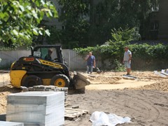 В городе продолжается благоустройство общественных пространств, за которые голосовали воронежцы