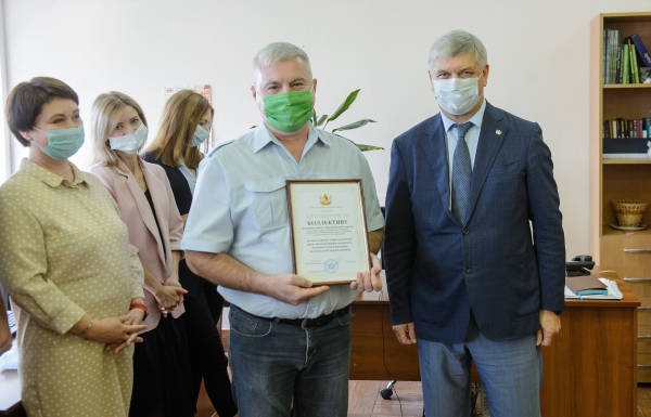 Губернатор Воронежской области посетил редакцию холдинга РИА &laquo;Воронеж&raquo;