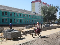 В городе продолжается благоустройство общественных пространств, за которые голосовали воронежцы