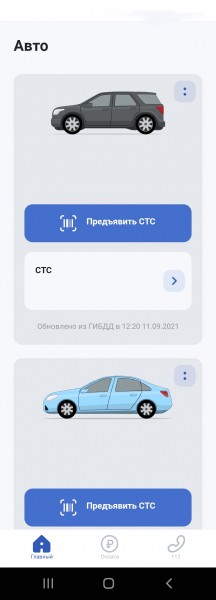 Госуслуги.Авто: СТС сотрудникам ГИБДД теперь можно показывать в электронном виде