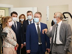 Глава Воронежа Вадим Кстенин принял участие в открытии нового многофункционального центра восстановительной медицины