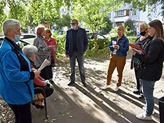 Глава Ленинского района Сергей Ситников провел выездные совещания с участием граждан
