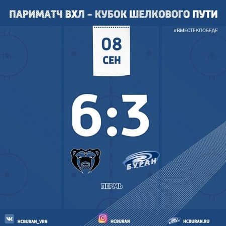 "Буран" не смог взять очки в Перми Ко всем новостям