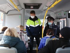 В Воронеже усилен контроль соблюдения масочного режима в общественных местах