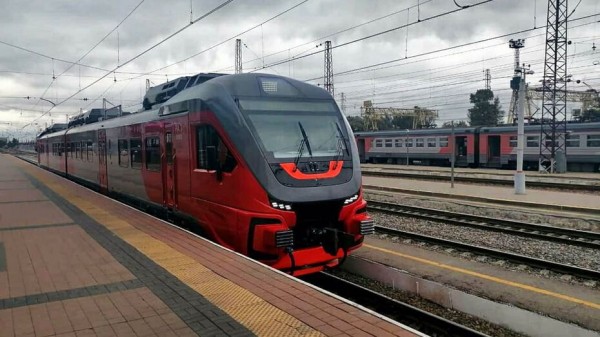 Первый рельсовый автобус из Воронежа прибыл в Белгород