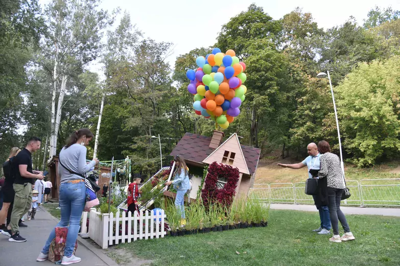На &laquo;Городе-саде&raquo; воронежцам показали взлетающий дом и мост-хижину
