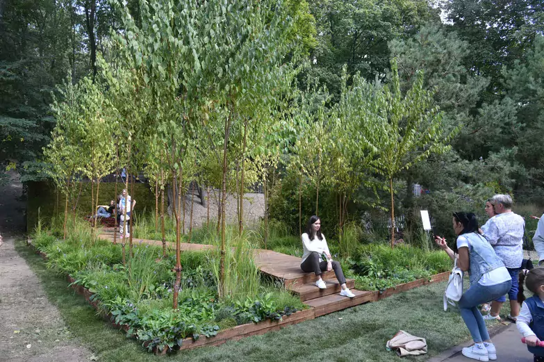 На &laquo;Городе-саде&raquo; воронежцам показали взлетающий дом и мост-хижину