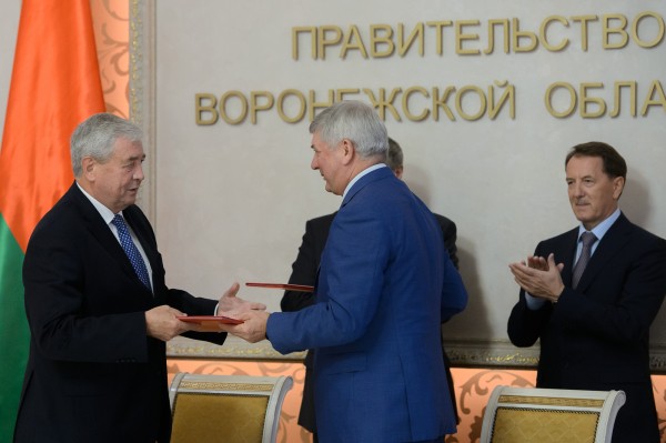 Воронежская область договорилась о сотрудничестве с Республикой Беларусь