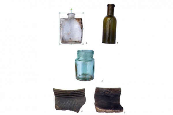 Старинную стеклянную посуду и керамику нашли в Воронеже на участке под строительство