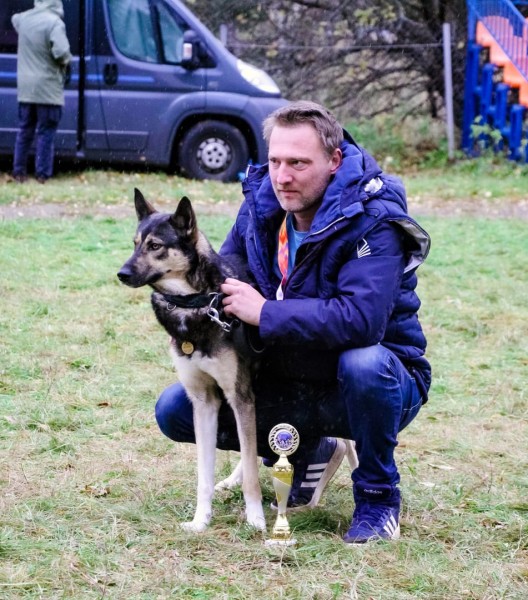 Воронежец стал чемпионом России по ездовому спорту на самокате с собакой