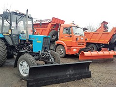 В Воронеже коммунальная техника готова к работе в зимний период