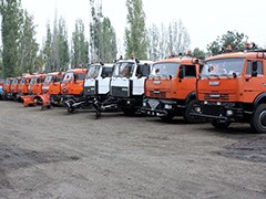 В Воронеже коммунальная техника готова к работе в зимний период