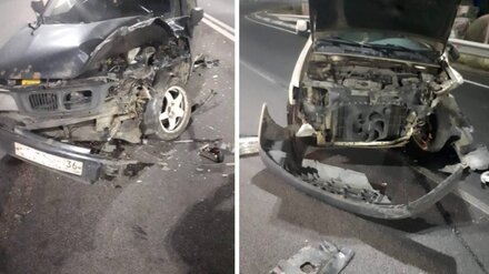 Двое детей и женщина пострадали в массовом ДТП на трассе в Воронежской области