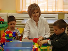 Новый детский сад на Артамонова начал приём детей