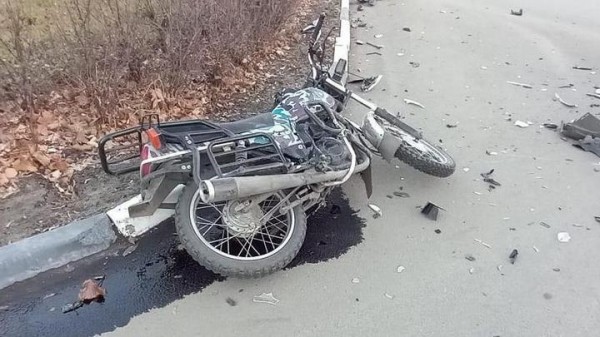 В Воронежской области байкер разбился в ДТП с Hyundai Solaris