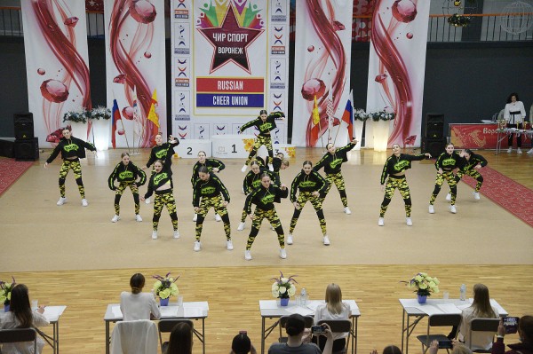 Акробатический перформанс. В Воронеже состоялись соревнования по чир-спорту