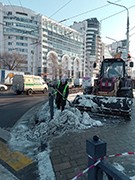 В Воронеже остается на особом контроле уборка улично-дорожной сети от снега