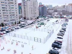 В Ленинском районе завершилось благоустройство сквера &laquo;Мирный&raquo;