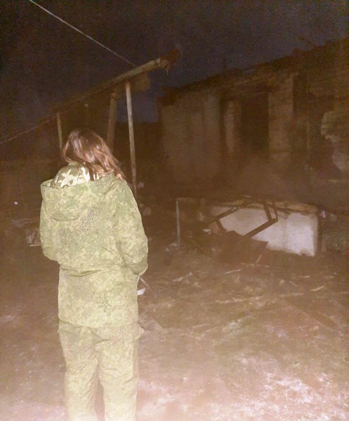 В Воронежской области отец с дочерью сгорели в доме во время пожара