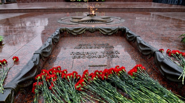 Губернатор Воронежской области возложил цветы к Могиле Неизвестного Солдата