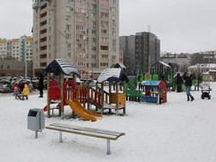 В Ленинском районе завершилось благоустройство сквера &laquo;Мирный&raquo;