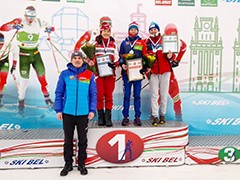 Воронежская спортсменка завоевала три медали на IV этапе Кубка Восточной Европы по лыжным гонкам