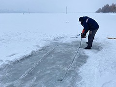 В канун Крещения Господня в районах города традиционно оборудуют места купания