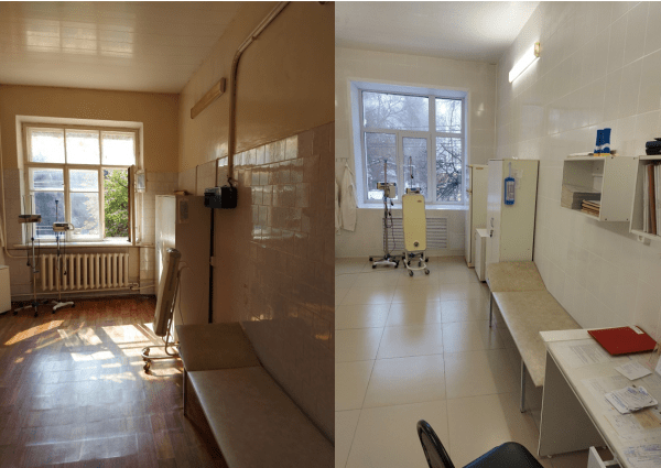 В Воронеже завершили проведение капремонта за 17 млн рублей в горбольнице №3