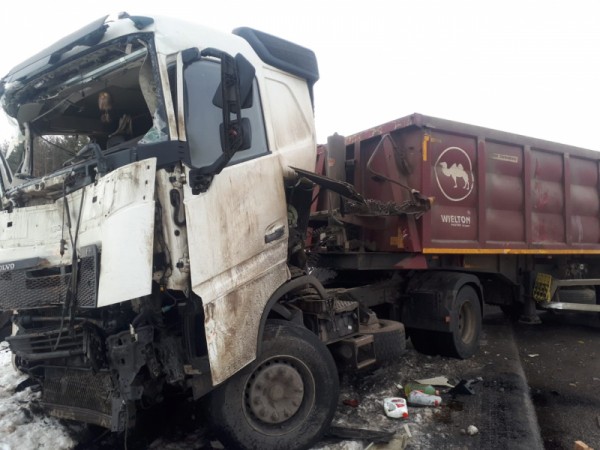 В Воронежской области 55-летний мужчина погиб при столкновении грузовиков