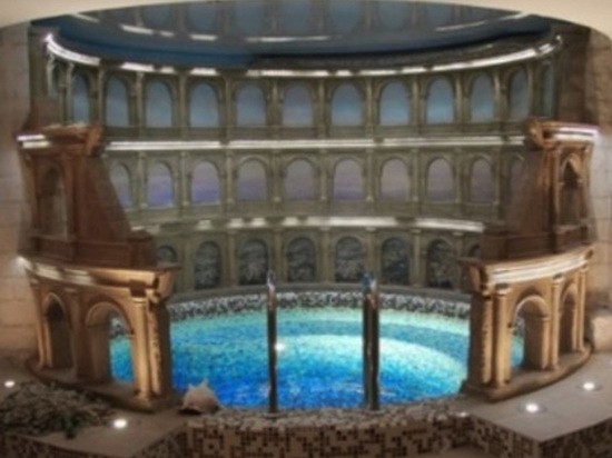 В Воронеже выставили на продажу коттедж, стоимостью 50 млн рублей, выполненный в стиле Древнего Рима