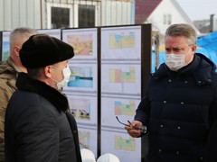 Отремонтированный путепровод, новые корпус школы, культурно-досуговый центр и поликлиника появятся в отдаленных микрорайонах Левобережья